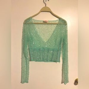 Dyspnea mint green certified freak bodice size large good used new condition